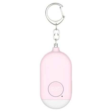 (White)130DB Personal Anti-Assault Alarm with Keychain,Rechargeable Pocket Alarm with LED Flashlight Torch Alarm,for Women Kids Elderly (1/5)