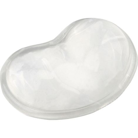 Repose-Poignet Ergonomique En Silicone Gel - Design Transparent En Forme De Coeur - Pour Bureau Et Ordinateur - 1 Pièce (1/5)