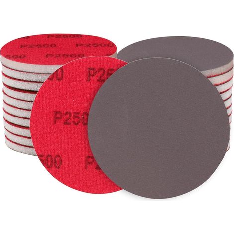 Lot de 12 éponges abrasives grain 2500, ponçage humide/sec, flexibles pour bois, métal, peinture (1/5)