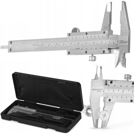 Analoger Ninius-Messschieber aus Edelstahl, 100 mm