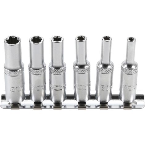 Juego de dados BGS Technic perfil E largos 50 mm 6 piezas (1/5)