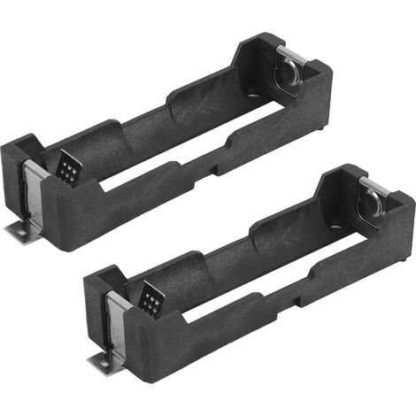 Lot de 2 Supports de Batterie à Cellule Unique 21700 pour Batteries 20/21700, Noir (1/5)