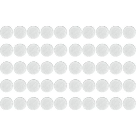 Set of 50 mat of protection blue and non for glass in PVC, 2,5 cm thickness mat of protection self-adhesives for prevent the scratches and the sliding on the tables and cc (1/5)