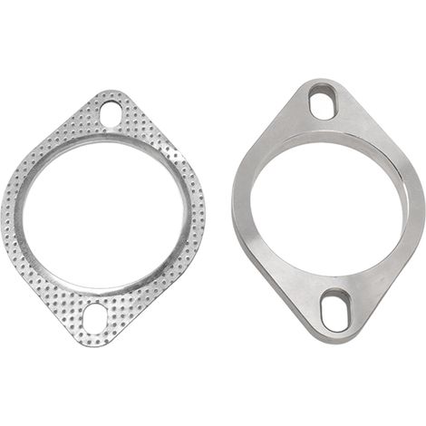 Kit de raccordement bride d'échappement universel 2 boulons 3 pouces en alliage métallique pour downpipe, collecteurs et ligne d'échappement (1/5)