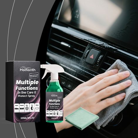 Multi-functional protective spray for car paint, plastic wheels, and tires suitable for both wet and dry use -- 120ml + towel -- BIEMMEDUE (1/5)