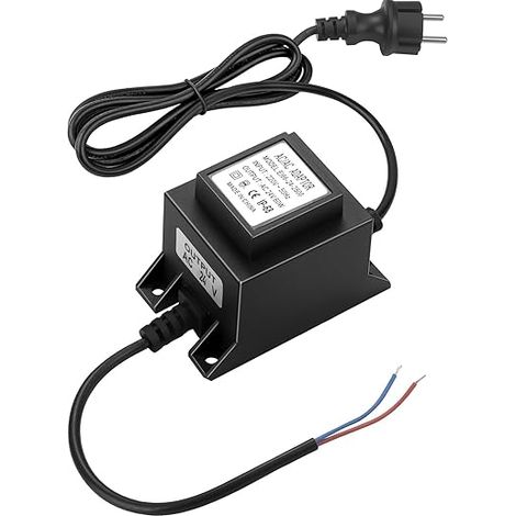 220V 24V AC / AC transformateur10W 2.5a LED adaptateur ip68 alimentation étanche pour l'éclairage de jardin, fontaine et piscine (1/5)