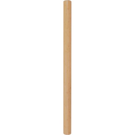 Cloison amovible en bambou 250 x 165 cm – Opaque pour intimité totale – Support non-tissé – Largeur bande 17 mm – Inlife