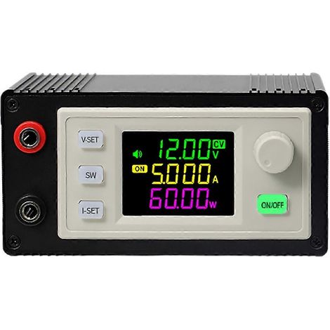Convertisseur Buck Boost CC réglable, tension constante, courant constant, module de charge solaire 6 A, fini (1/5)