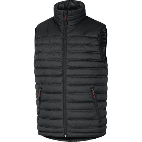 chaleco plumon ripstop impregnado pu gdoon varios colores tala s-xxl ropa bicolor negro rojo talla xl (1/3)