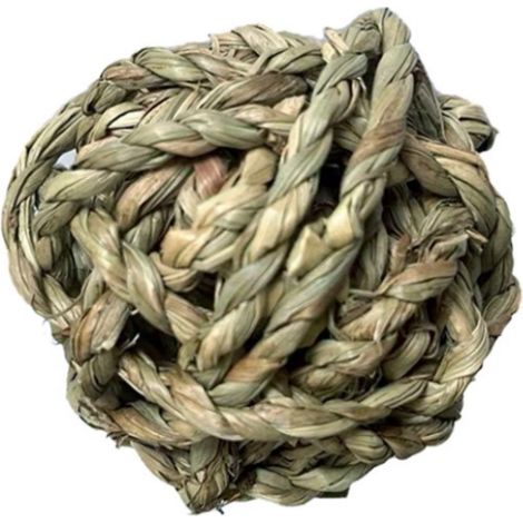 boule d'herbe pour animaux de compagnie lapin, cochon d'Inde, chinchilla, hamster, accessoires pour jouets de dentition (1/5)
