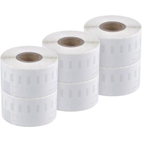 6 rouleaux 99012 36 x 89 mm Étiquettes d'adresse compatibles pour imprimantes d'étiquettes Dymo LabelWriter 450 Turbo/Twin Turbo/Duo & Seiko SLP (1/5)