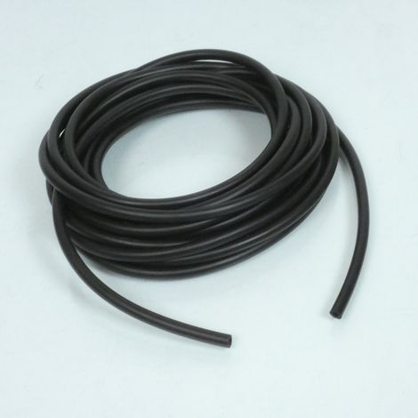 Rouleau de durite d'essence noir Ø5x8.5mm x L7.5m Emgo pour moto (1/2)