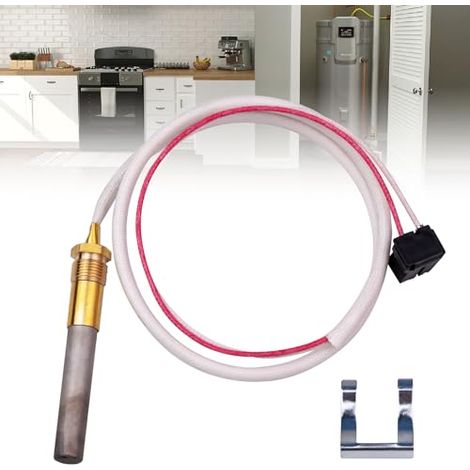 Thermopile Senor de rechange pour chauffe-eau Rheem Ruud Richmond - Brûleur pilote - Capteur thermocouple - Remplace SP20824 SP20754 SP21058 SP20800 SP21096 SP20739 (1/5)