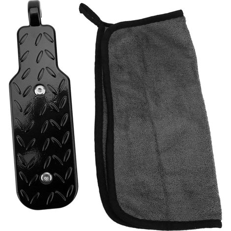 Marchepied de porte de voiture réglable, pliable, support de toit supérieur, échelle à pédale universelle, loquet à 7 vitesses pour camions et voitures, noir (1/5)