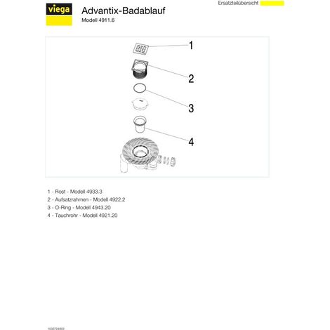 VIEGA 556884 Bonde de douche 4911.6 (1/5)