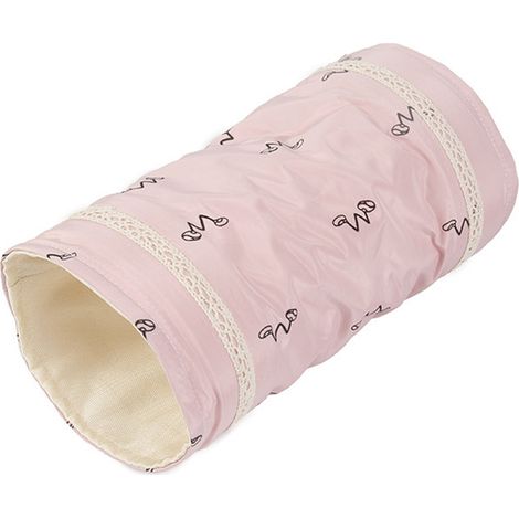 Tunnel Pour Petits Animaux - Nid Doux En Coton Et Polyester - Cabane Pour Hamster Cobaye Lézard - Automne Printemps - 1 Pièce (1/5)