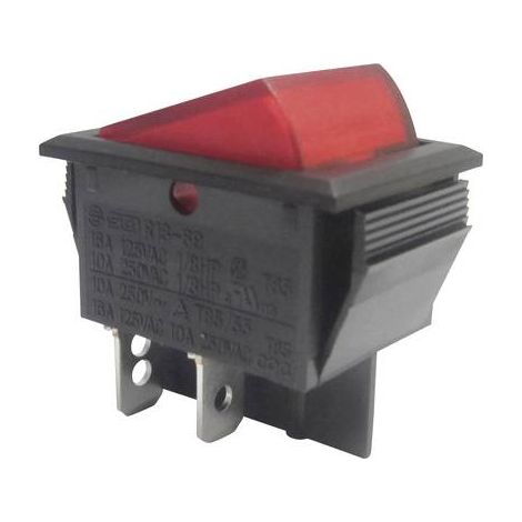 INTERRUPTEUR À BASCULE TRU COMPONENTS TC-R13-69B-01 RD 1587524 250 V/AC 10 A 2 X OFF/ON À ACCROCHAGE 1 PC(S)