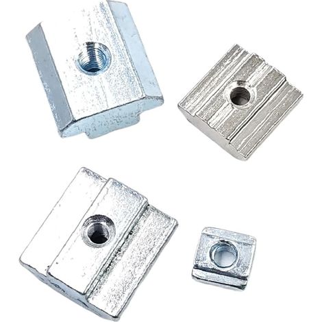 5 pièces, 10 50 écrou en T ou fixation coulissante acier au (1/4)