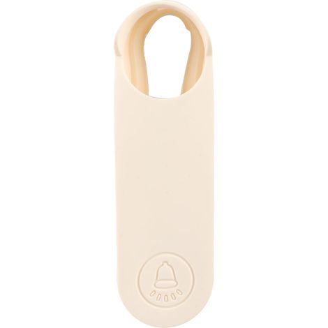Coque de protection pour sonnette Google Nest Doorbell en silicone blanc étanche anti-UV et anti-rayures (1/5)