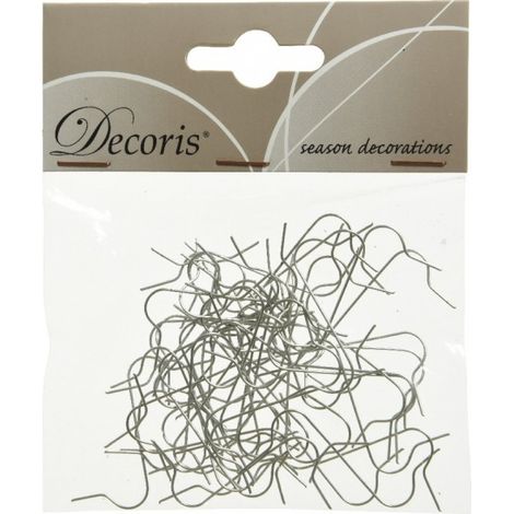 Decoris set 50 ganci argento 400003 (1/2)
