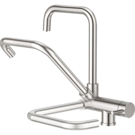 Robinet de cuisine 3 voies, pivotant à 360° (1/4)