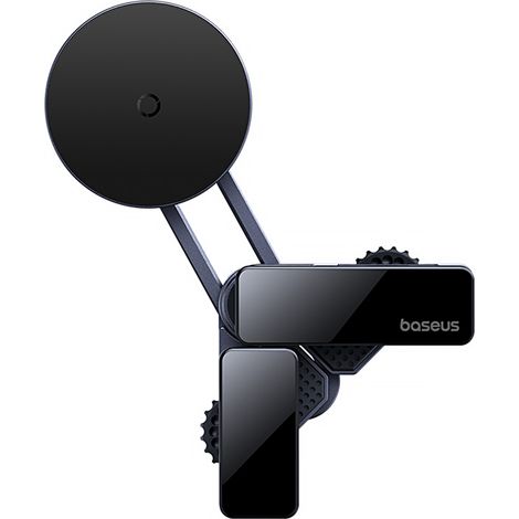 Supporto magnetico per cellulare da auto, da fissare al display - grigio (1/5)