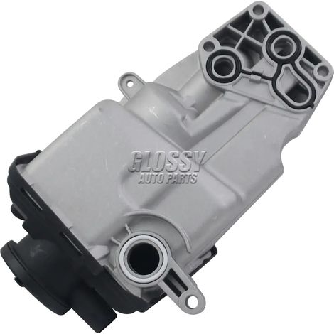 Boîtier de filtre à huile, plastique technique, 15 x 10 x 5 cm, Compatible avec les modèles Volvo 2004-2017, Conçu pour une circulation optimale de l'huile, Numéro de pièce interchangeable 1781598 (1/5)