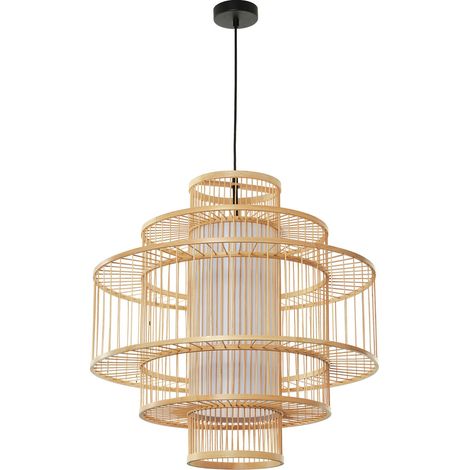 Suspension rattan STELA grande E27 beige Light Prestige (1/5)