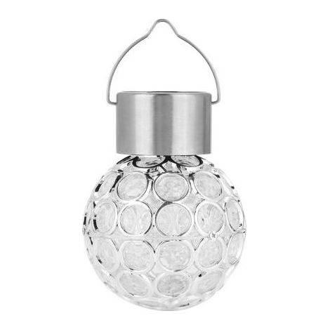 Lampe Solaire LED Multicolore Étanche 5W avec Capteur de Lumière et Contrôle de Couleur- (1/5)