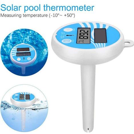 Floating thermometer for swimming pools, for measuring the water temperature of pools, spas, jacuzzis and aquariums - AquaForge (1/5)
