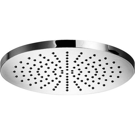 Soffione rotondo in metallo cromato lucido - Alpi