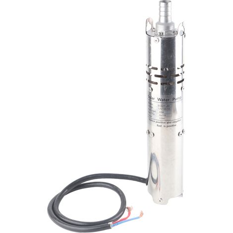 Tauchpumpe Permanentmagnet, elektrisch, 12 V, Solar, DC, bürstenlos, integrierter MPPT-Regler (S122T‑20) (1/5)