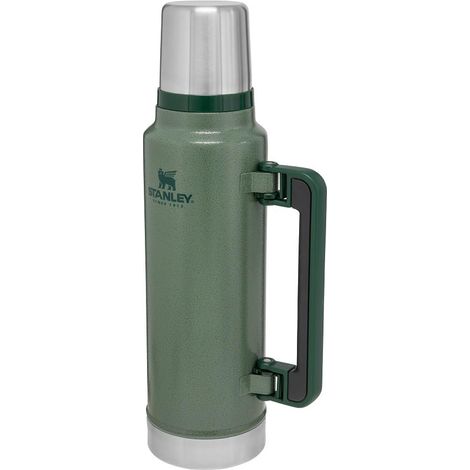 Stanley Classic Legendary Thermos 2.3L - Mantiene La Temperatura 45 Ore (Caldo/Freddo) - Borraccia Termica - Senza BPA - Acciaio Inox - Termos - Hammertone Green (1/4)