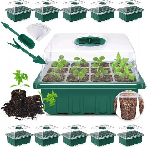 Germinadora Semillero Invernadero 120 Cavidades+tapa (1/5)