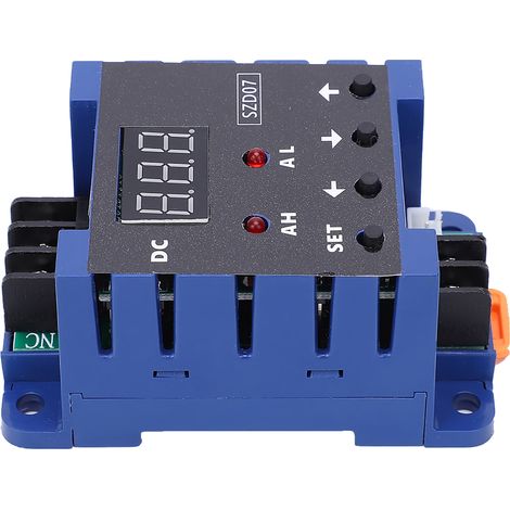 Ampèremètre numérique CC, capteur de courant, interrupteur de limite, alarme de surcharge, protection contre les surcharges SZD07 DC 8‑35 V (1/5)