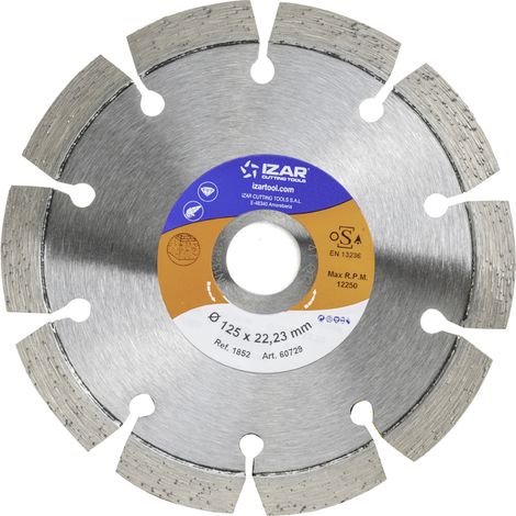 Disco Diamante Segmentado Laser Profesional - 1852 - 230 X 10 mm IZAR (1/4)