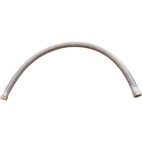 Tubo flessibile in treccia d'acciaio da 3/4" GW/GW, lunghezza 60 cm (1/5)