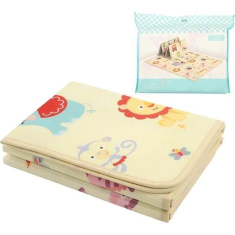 SURENHAP tapis pliable pour bébé Tapis de jeu pliable pour bébé, imperméable, inodore, résistant à la saleté, puericulture d'eveil (1/3)