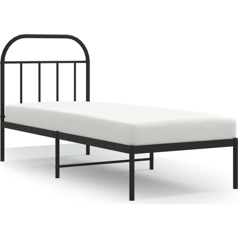Maison Exclusive - Estructura cama sin colchón con cabecero metal (1/5)
