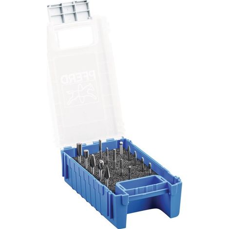 PFERD  Juego  de  fresas  rotativas  de  metal  duro  de  vástago  Ø  3  mm  15  piezas  -  21901501