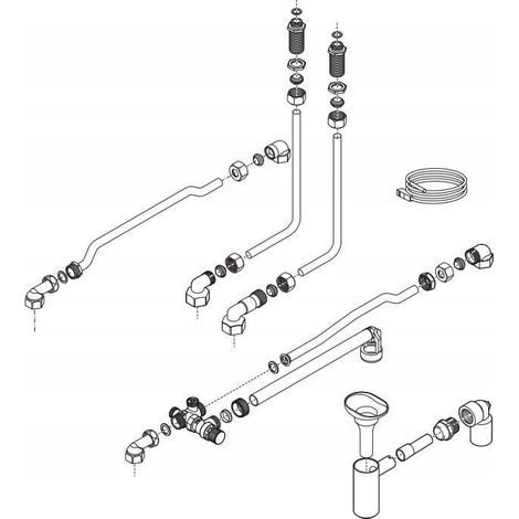 Vaillant VIH R120 6 kit di raccordo per caldaia