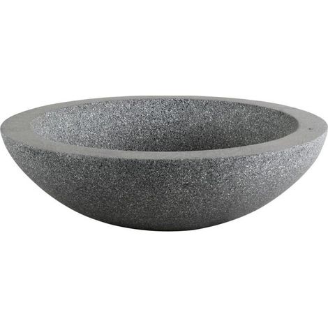 TrendLine Schale Ø 71 cm grau Gartenfiguren & Verzierungen