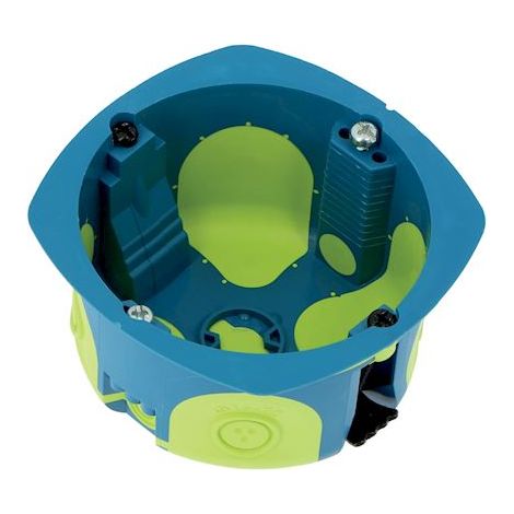 boîte encastrement multimatériaux - rigid box - 1 poste - profondeur 40 mm - bizline 511140