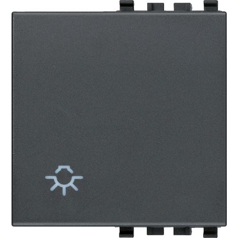 VIMAR - 20022.L Botón 2M con símbolo de luz gris