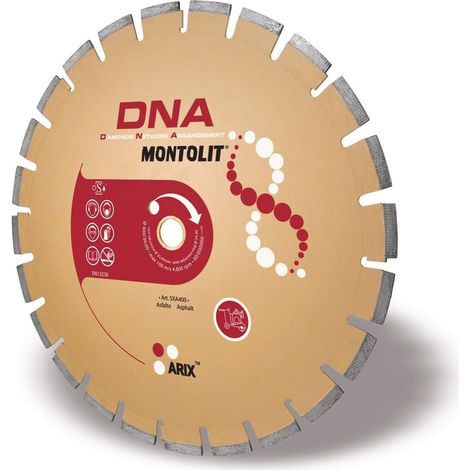DISCO DIAMANTATO 500 MM MONTOLIT DNA SXA500 PER ASFALTO