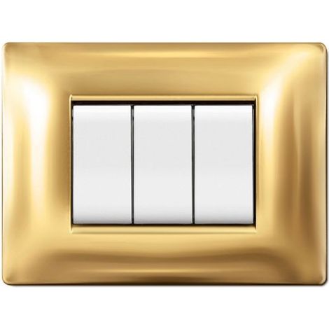 PLACCA LIFE Q LIVING PLAST ORO 4P
