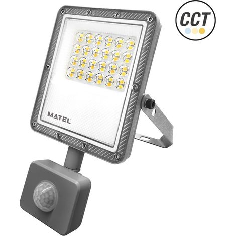 PROYECTOR LED SENSOR PLANO GRIS 20W.3CCT (1/3)