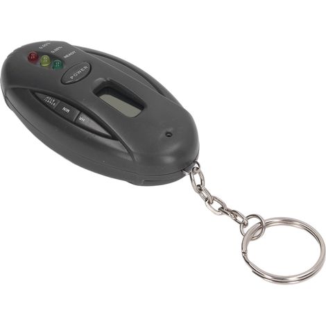 Testeur d'Alcool Éthylomètre Portable Précision Numérique Détection Éthanol Rapide (1/5)