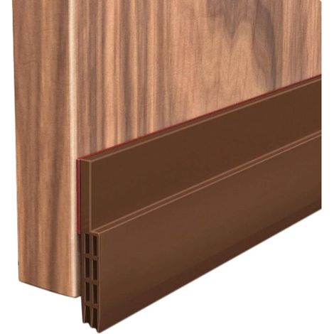 Türbodendichtungsleiste, Wärme- und Schalldämmungsdichtungsleiste, 100 x 5 cm (braun) (1/5)