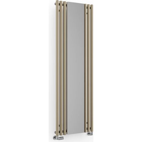 Terma Rolo Designer Radiator Quartz Mocha Mirror Vertical 1800 x 590mm (1/5)